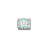 Nomination Flower Green Fade Sterling Silver and Stainless Steel Composable Charm