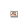 Nomination Pinky Promise Forever 9ct Gold and Stainless Steel Composable Charm