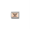 Nomination Zodiac Taurus 9ct Gold and Stainless Steel Composable Charm