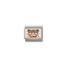 Nomination Zodiac Gemini 9ct Gold and Stainless Steel Composable Charm