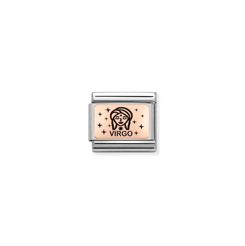 Nomination Zodiac Virgo 9ct Gold and Stainless Steel Composable Charm