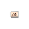 Nomination Zodiac Libra 9ct Gold and Stainless Steel Composable Charm