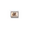 Nomination Zodiac Scorpio 9ct Gold and Stainless Steel Composable Charm