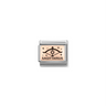 Nomination Zodiac Sagittarius 9ct Gold and Stainless Steel Composable Charm
