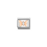 Nomination Butterfly with CZ 9ct Gold and Stainless Steel Composable Charm