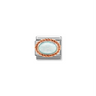 Nomination White Opal 9ct Gold and Stainless Steel Composable Charm