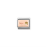 Nomination November Citrine 9ct Gold and Stainless Steel Composable Charm
