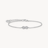 Thomas Sabo Sterling Silver CZ Infinity Bracelet