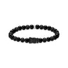 Thomas Sabo Sterling Silver Black Haribo GoldBear Obsidian Bracelet
