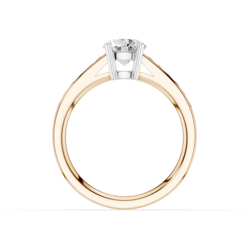 18ct White and Rose Gold