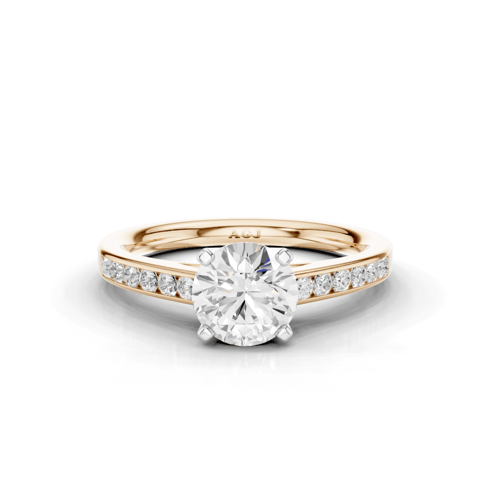 18ct White and Rose Gold