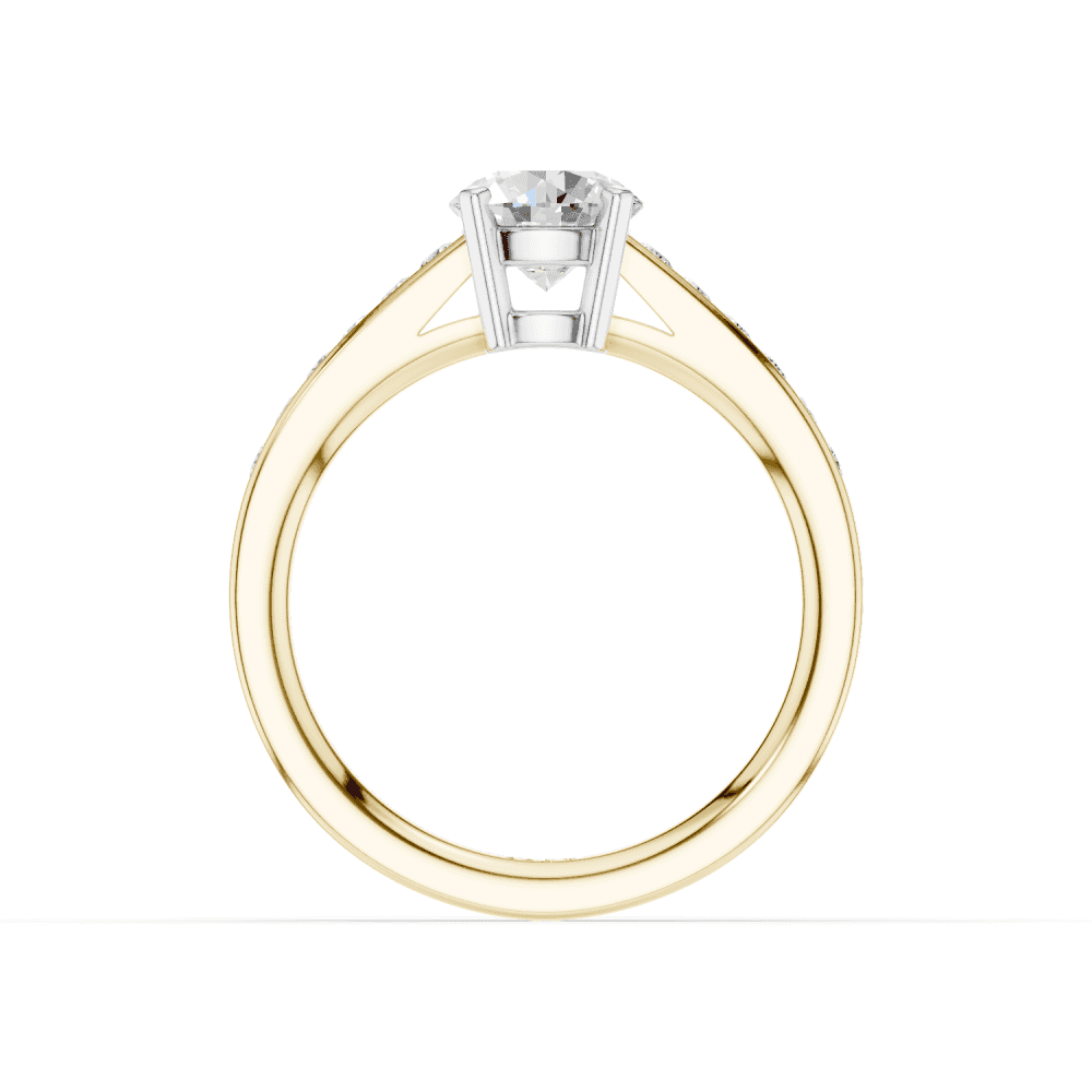 18ct White and Yellow Gold