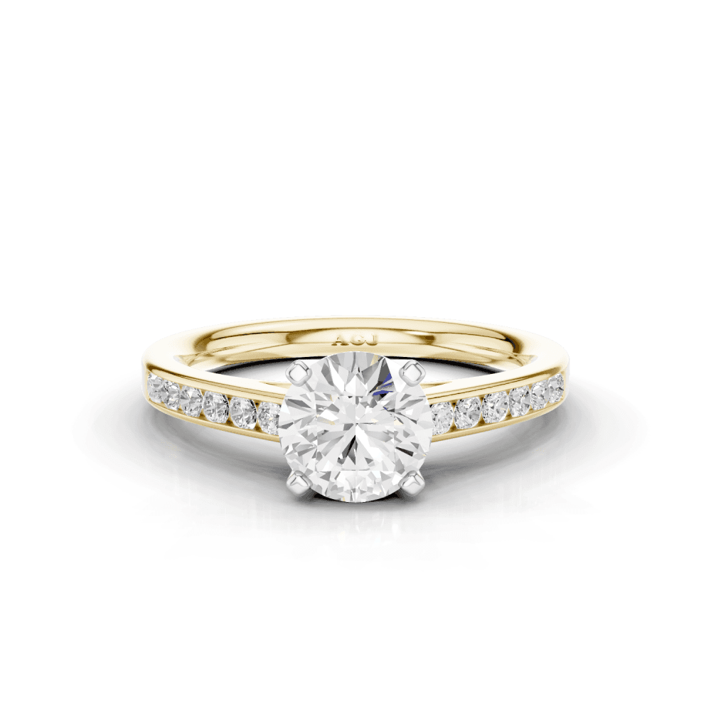 18ct White and Yellow Gold