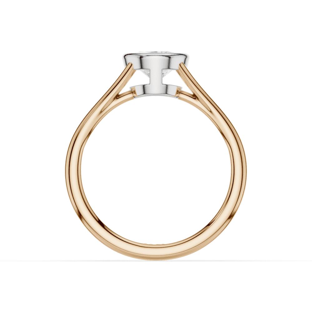 18ct White and Rose Gold
