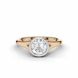 18ct White and Rose Gold