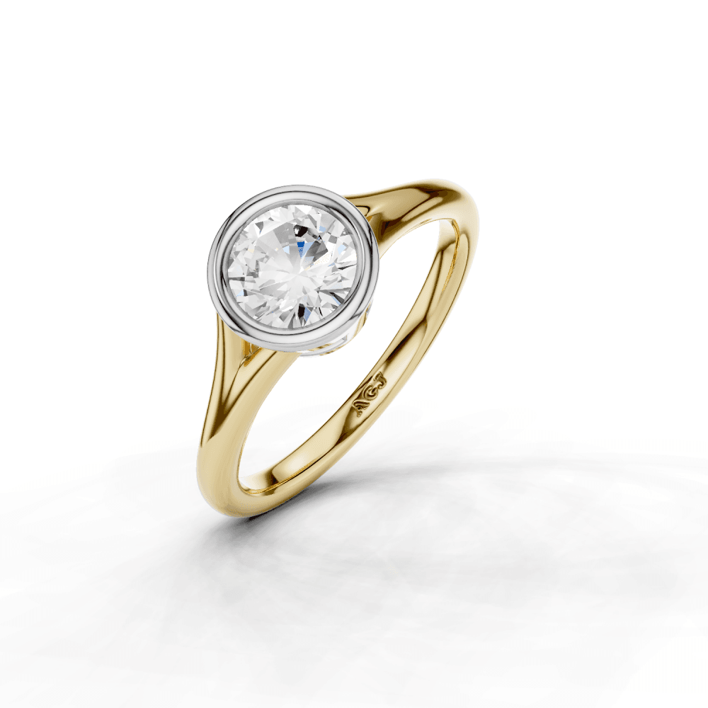 18ct White and Yellow Gold