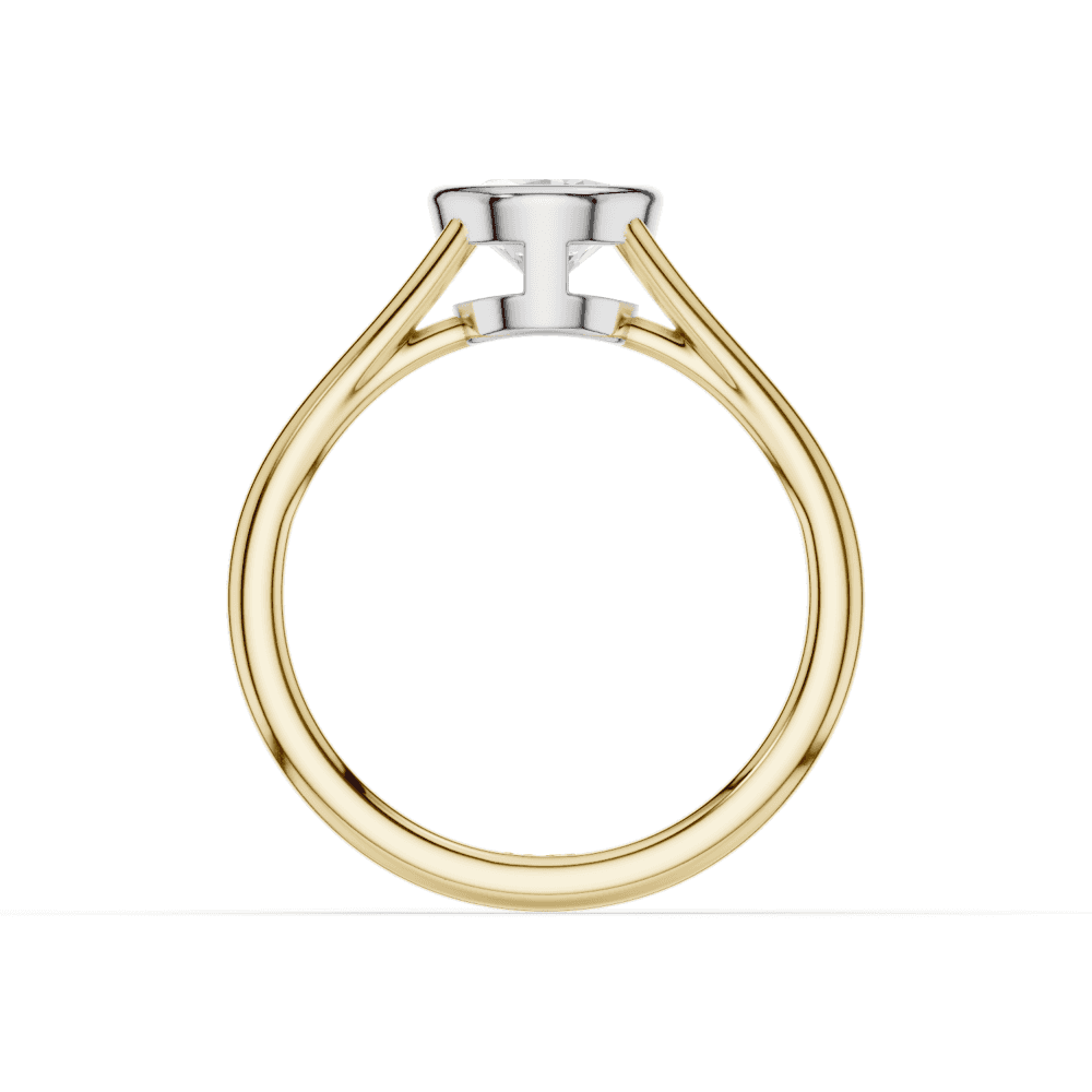 18ct White and Yellow Gold