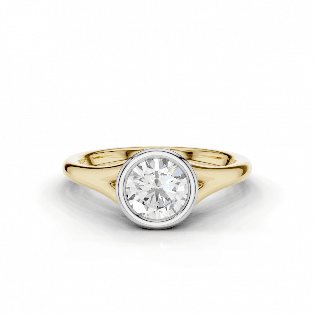 18ct White and Yellow Gold