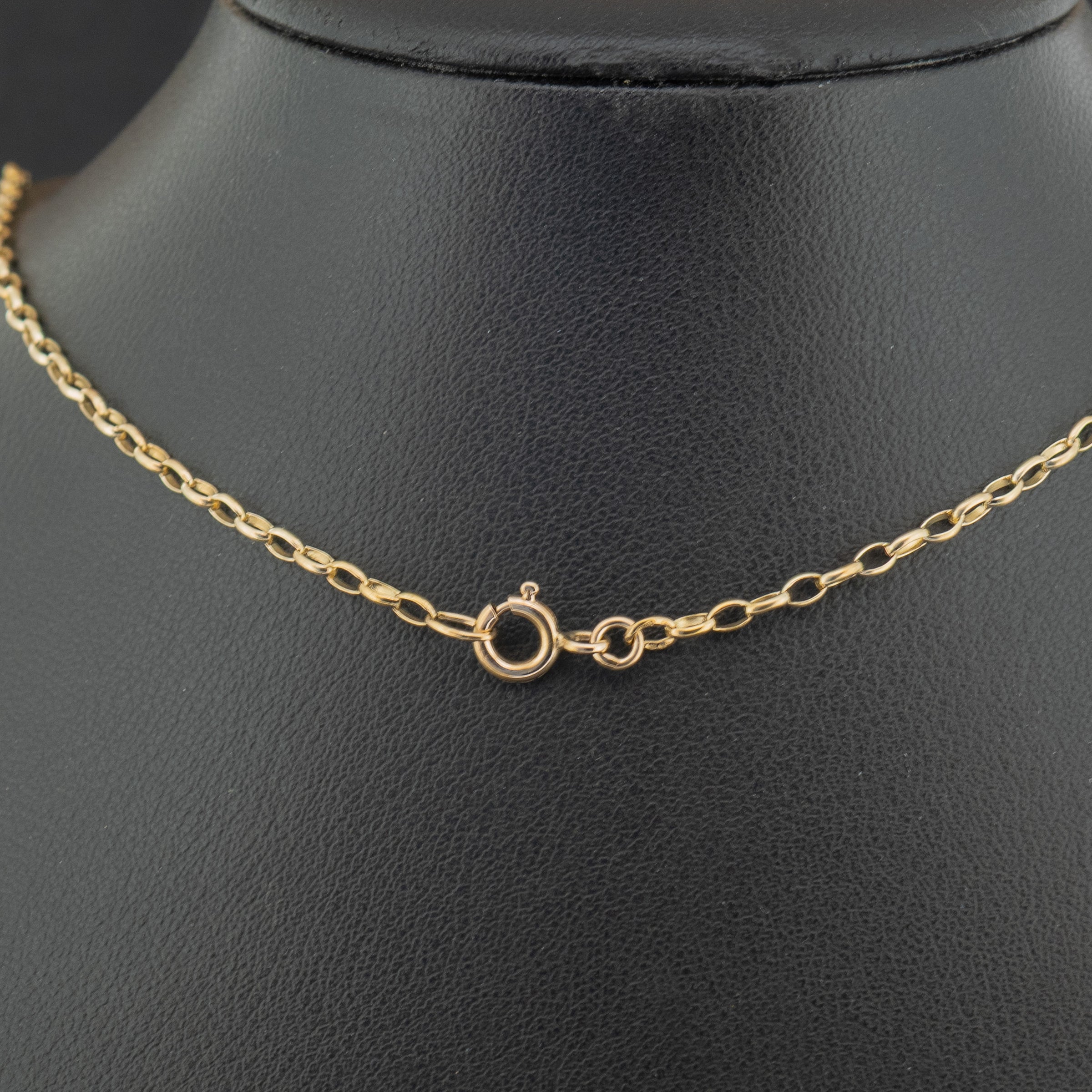 9ct Yellow Gold 24 Inch Oval Belcher Chain Necklace 5.2g