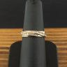 18ct Yellow Gold 0.2ct Diamond Crossover Ring 3.4g Size M