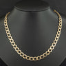 9ct Yellow Gold 22.5 Inch Curb Chain 10.7g