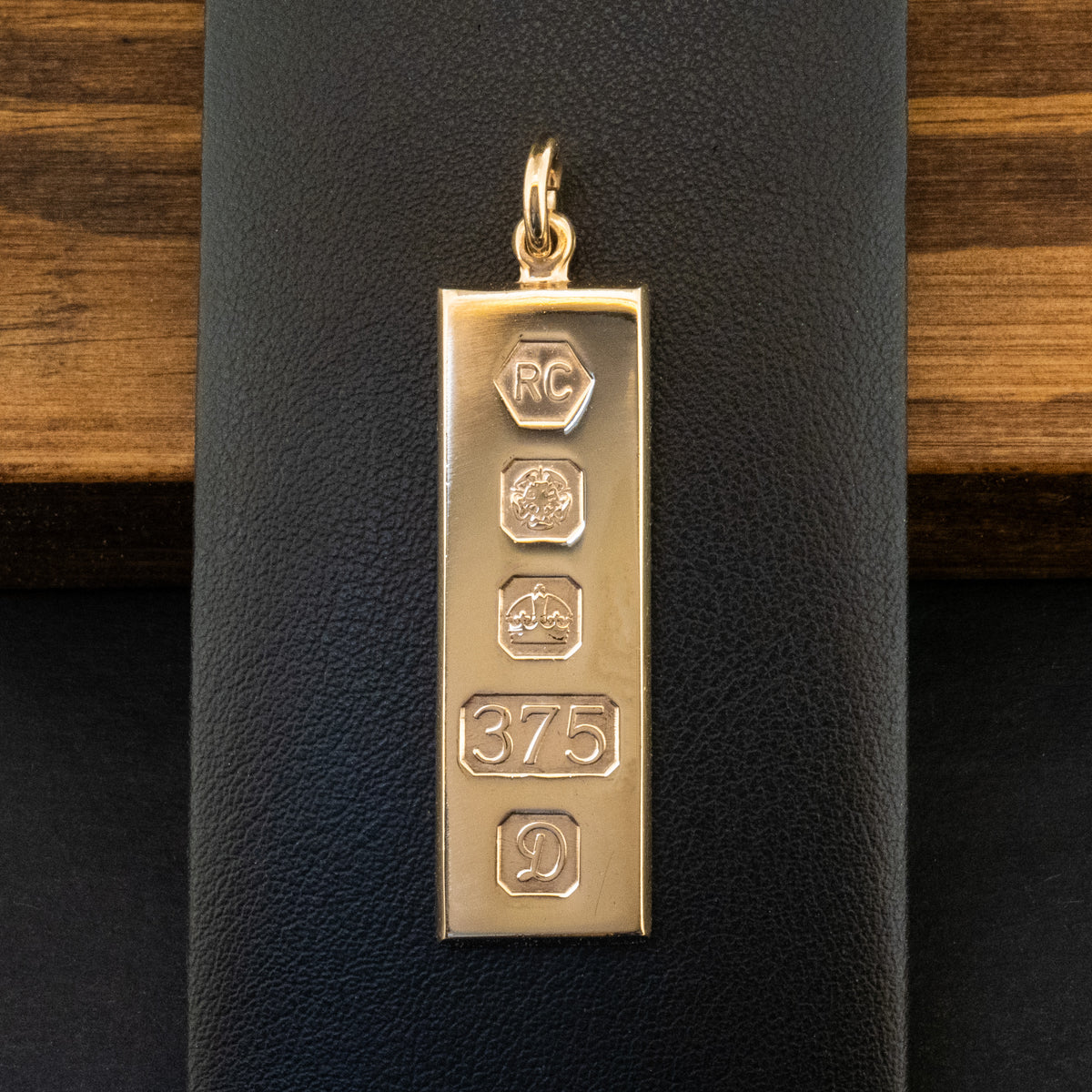 9ct Yellow Gold Ingot Pendant 14.2g
