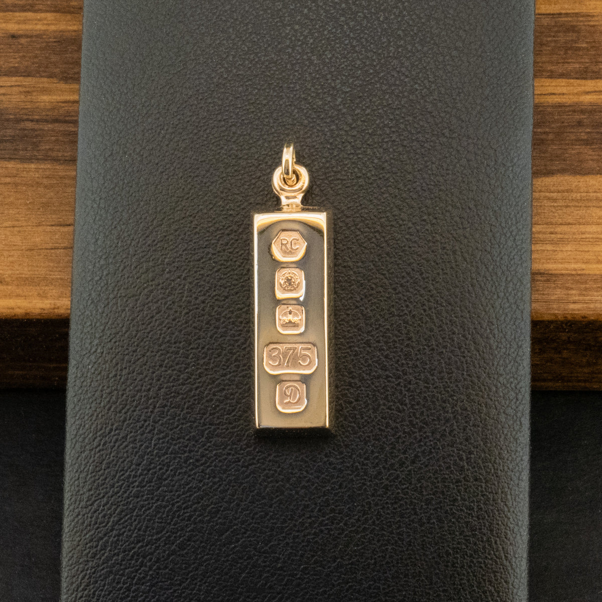 9ct Yellow Gold Ingot Pendant 7.7g