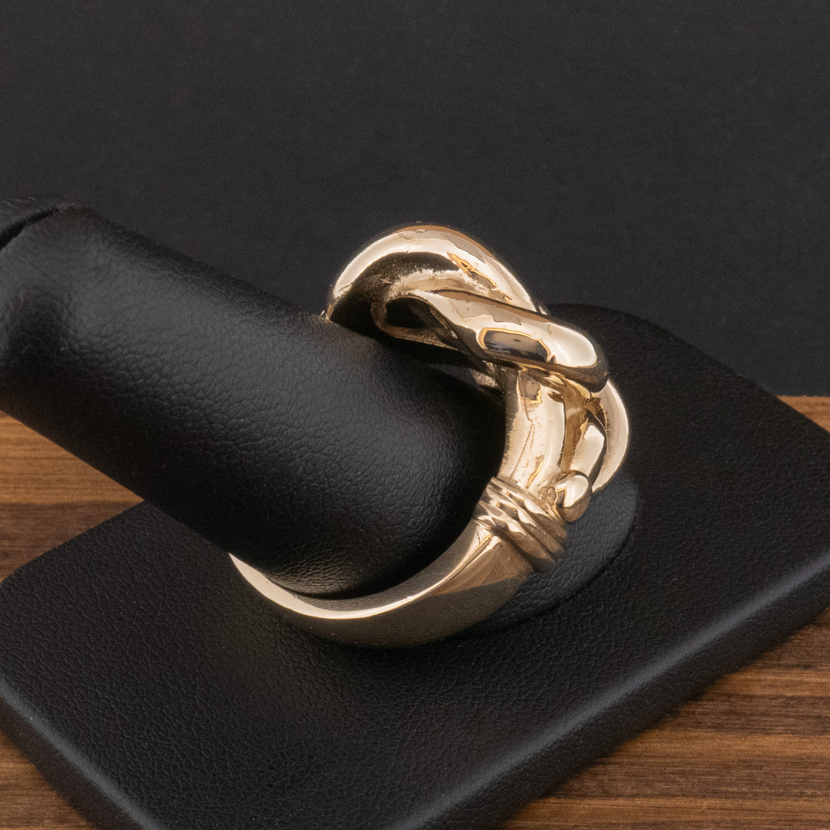 9ct Yellow Gold Knot Ring Size X 1/2 30.9g