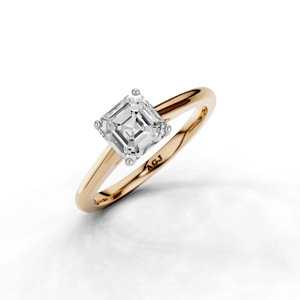 18ct White and Rose Gold