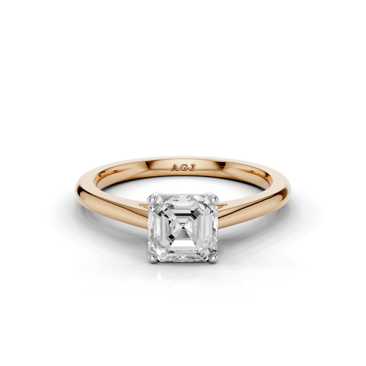 18ct White and Rose Gold