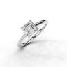 Bluebell Asscher Cut Diamond Solitaire Ring