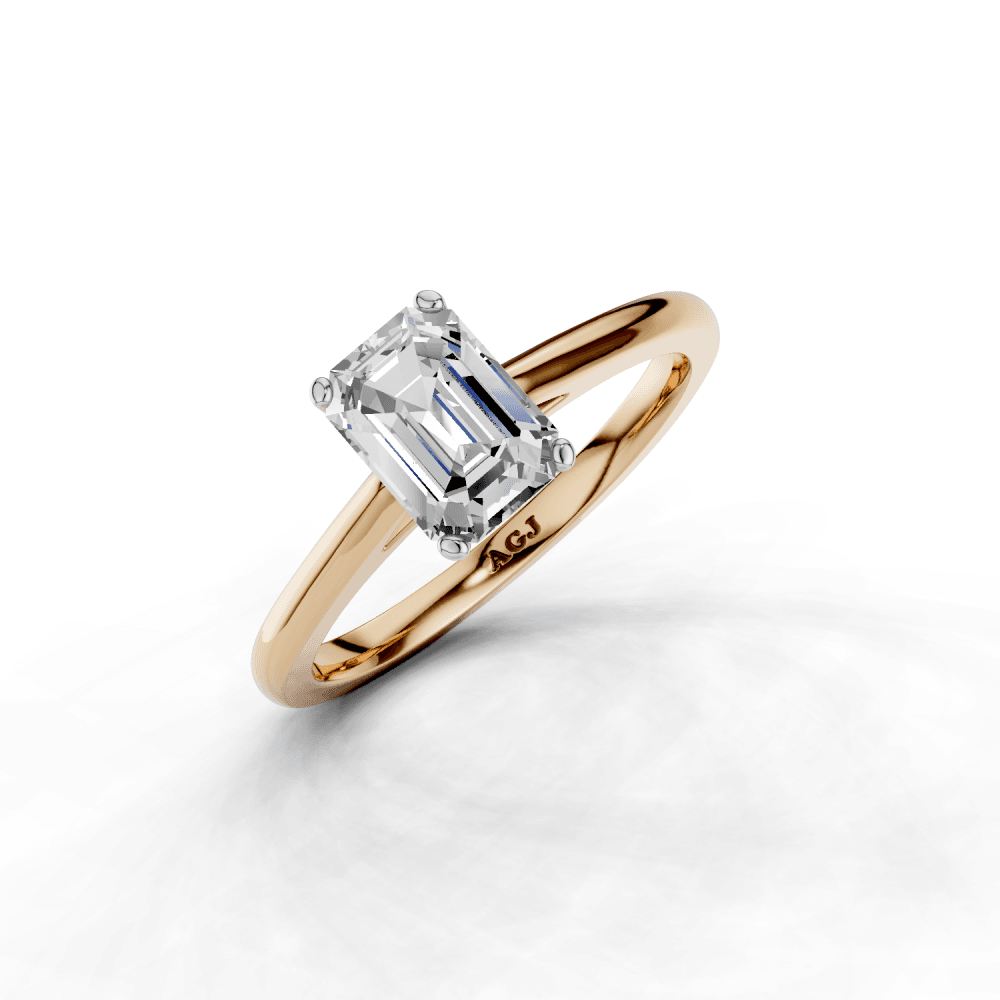 18ct White and Rose Gold