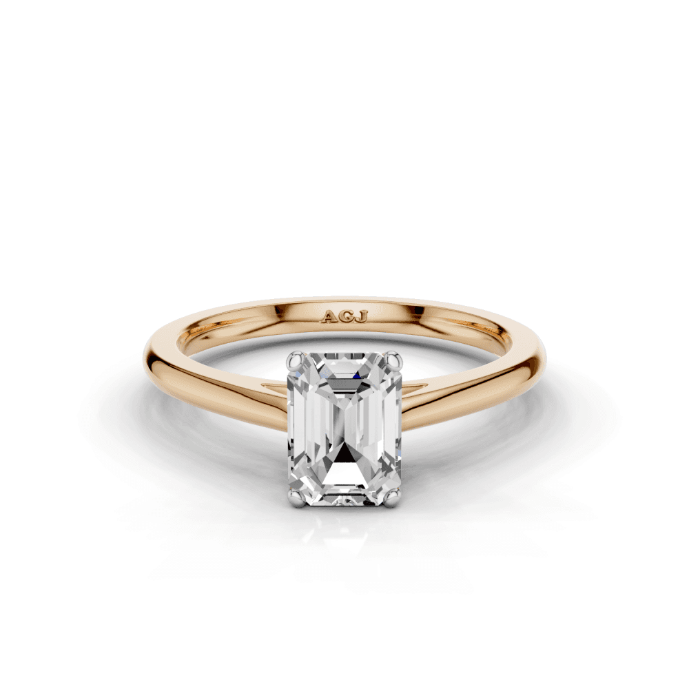18ct White and Rose Gold