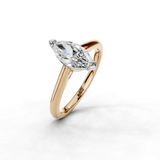 18ct White and Rose Gold