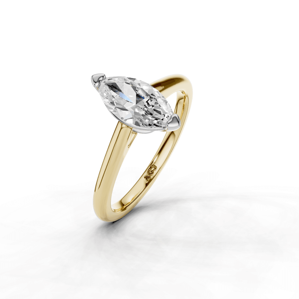 18ct White and Yellow Gold