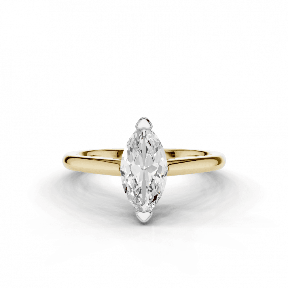 18ct White and Yellow Gold