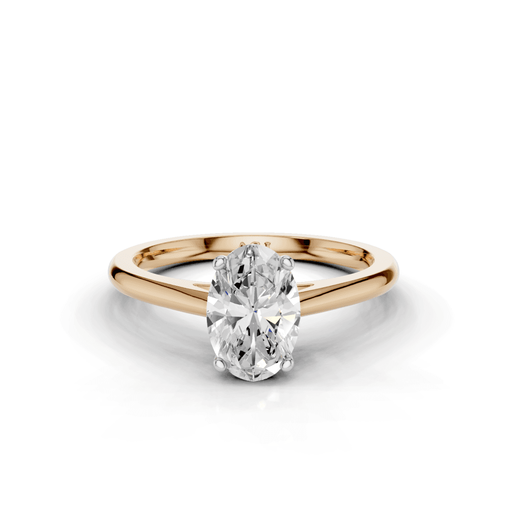 18ct White and Rose Gold