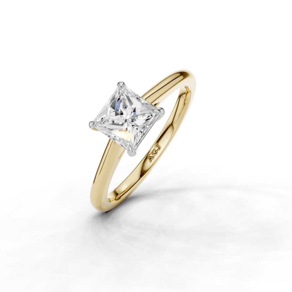 18ct White and Yellow Gold