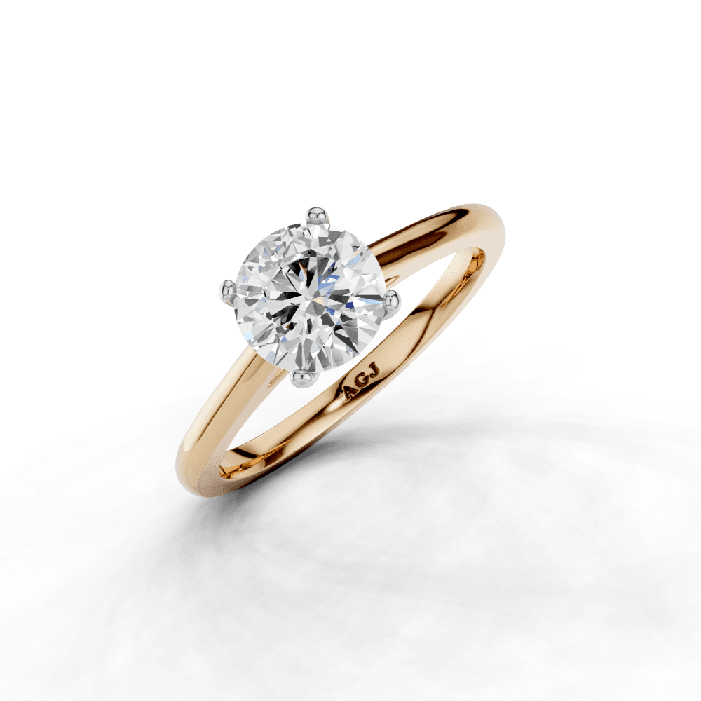 18ct White and Rose Gold