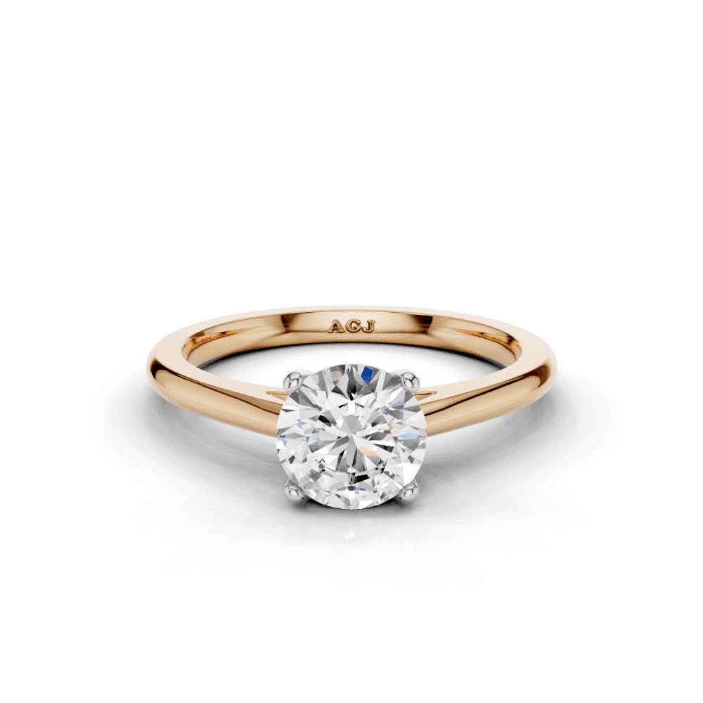 18ct White and Rose Gold