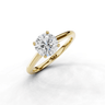 Bluebell Round Cut Diamond Solitaire Ring
