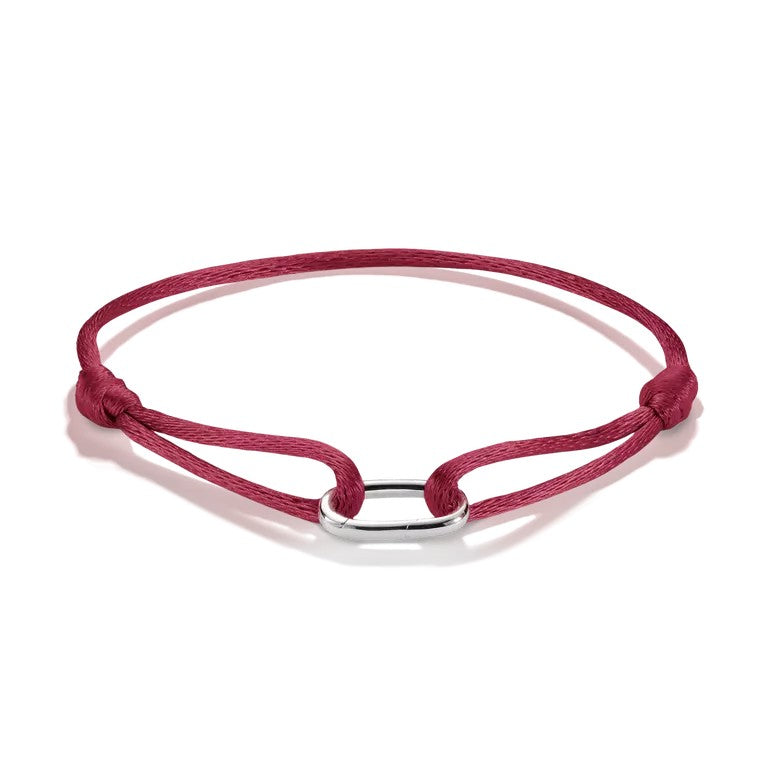 Thomas Sabo Sterling Silver Red Connect Charm Bracelet