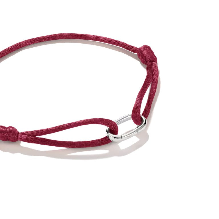 Thomas Sabo Sterling Silver Red Connect Charm Bracelet