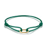 Thomas Sabo Gold Plated Sterling Silver Green Connect Charm Bracelet