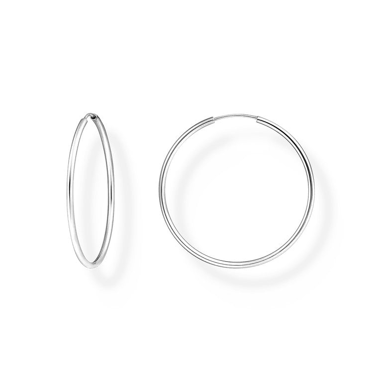 Thomas Sabo Sterling Silver Large Hoop Earrings