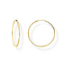 Thomas Sabo Gold Plated Sterling Silver Large Hoop Earrings