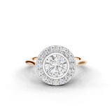 18ct White and Rose Gold