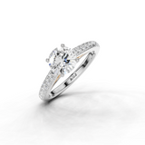 18ct White and Rose Gold