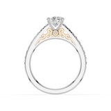18ct White and Rose Gold