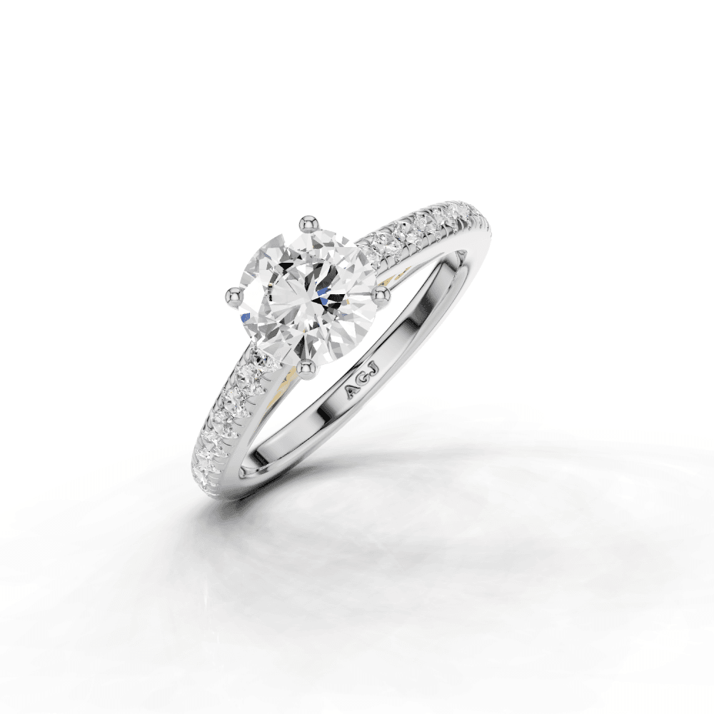 18ct White and Yellow Gold
